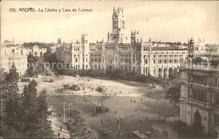 Madrid Spain La Cibeles y Casa de Correos