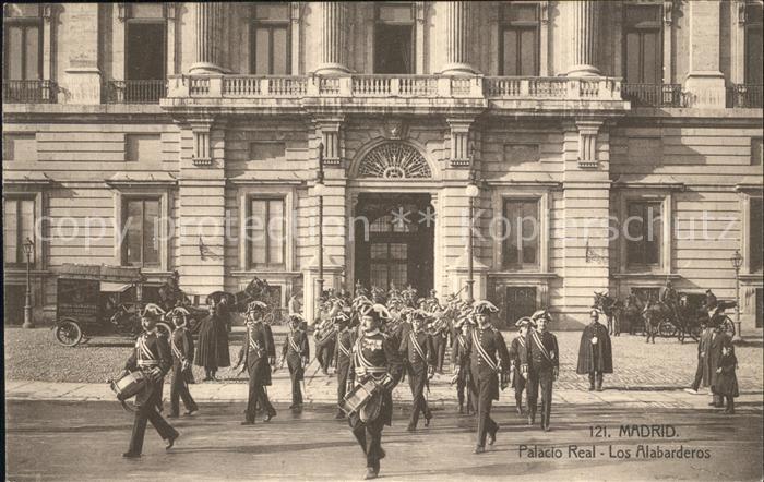 Madrid Spain Palacio Real Los Alabarderos