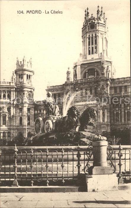 Madrid Spain La Cibeles