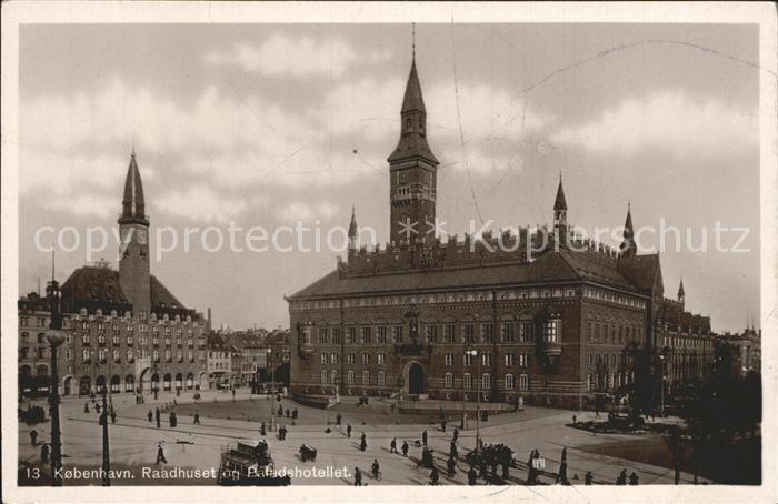Kobenhavn Raadhuset Paladshotellet Rathaus Palasthotel