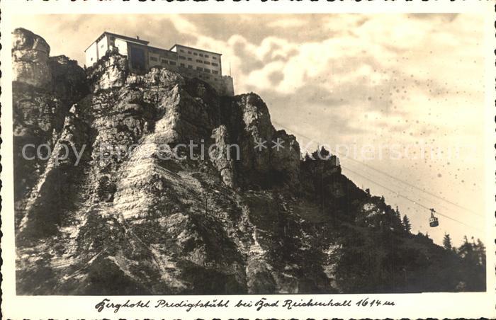 Bad Reichenhall Berghotel Predigtstuhl Bergbahn