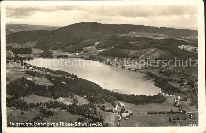 TITISEE Schwarzwald BW Schwarzwald Fliegeraufnahme