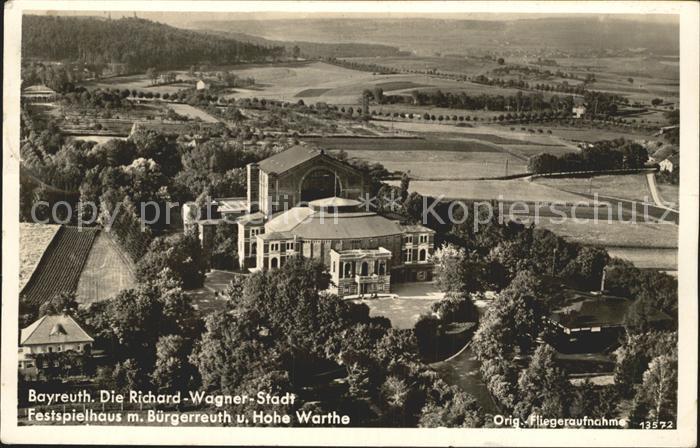 Bayreuth Richard Wagner Stadt Festspielhaus Buergerreuth Hohe Warthe Original Fl