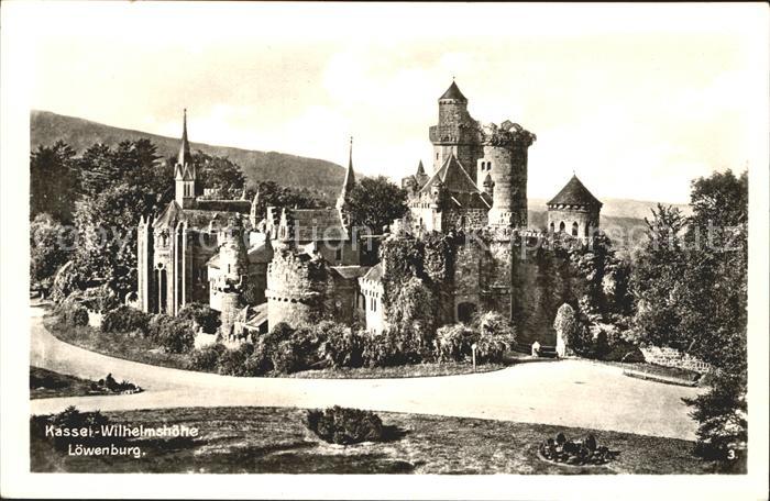 Wilhelmshoehe Kassel Loewenburg