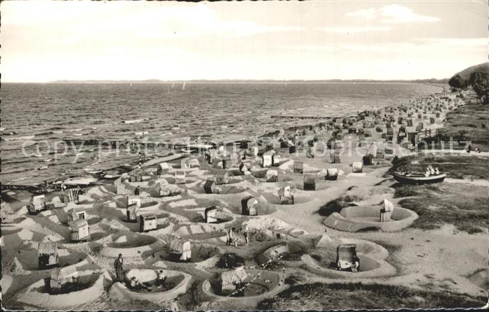 Scharbeutz Ostseebad Strandburgen Sonne Wasser