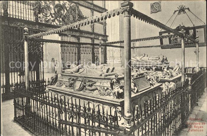 Granada Andalucia Sepulcro de los Reyes Catolicos Grabstaette Sarkophag
