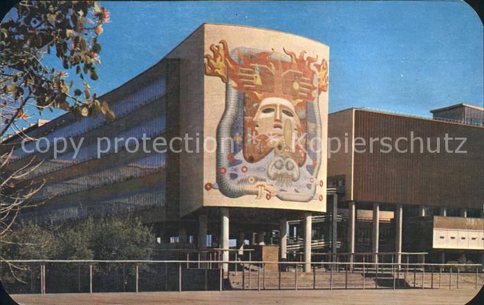 Mexico City Facultad de Medicina Mural de Elementos Ciudad Universitaria