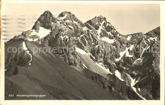 Oberstdorf Maedelegabelgruppe Gebirgspanorama Allgaeuer Alpen