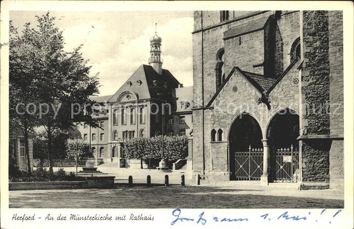 Herford Muensterkirche Rathaus