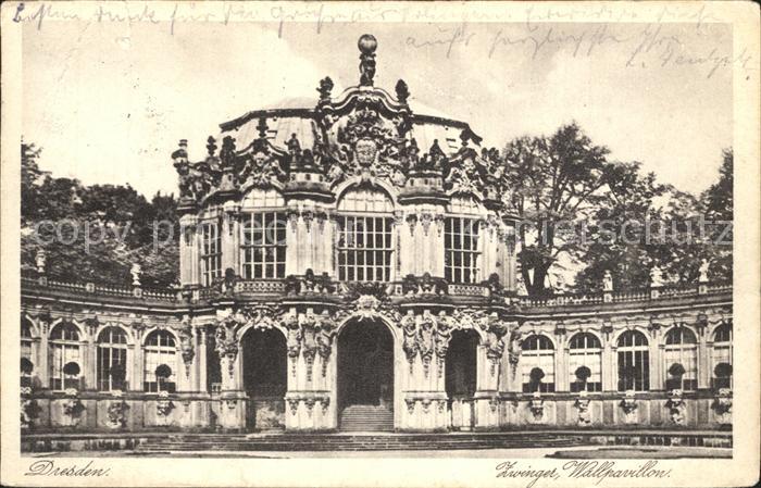 DRESDEN Elbe Zwinger Wallpavillon