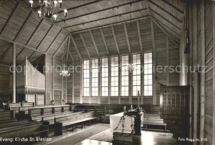 St Blasien Evangelische Kirche Inneres