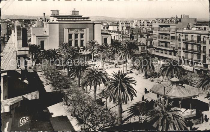 Sidi-Bel-Abbes Place Carnot et le Theatre