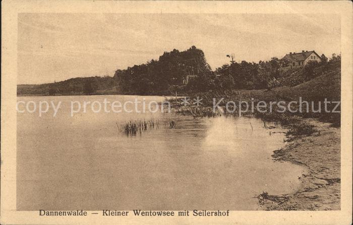 Dannenwalde Gransee Kleiner Wentowsee mit Seilershof