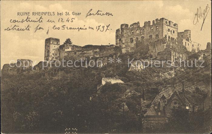 St Goar Ruine Rheinfels