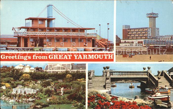 Great Yarmouth South Boating Lake Model Village Oasis Tower Ballroom