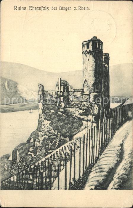 Bingen Rhein Burgruine Ehrenfels