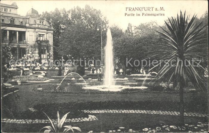 Frankfurt Main Partie im Palmengarten