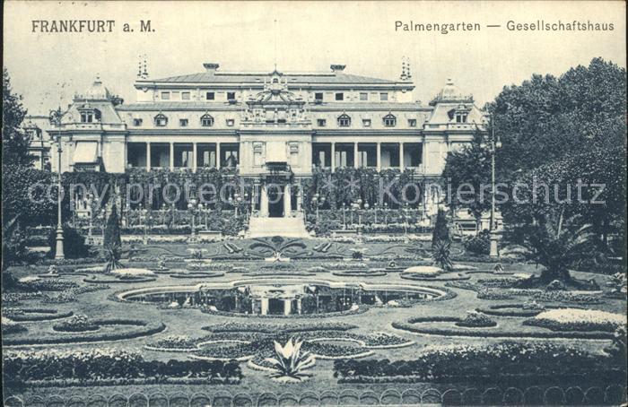Frankfurt Main Palmengarten Gesellschaftshaus