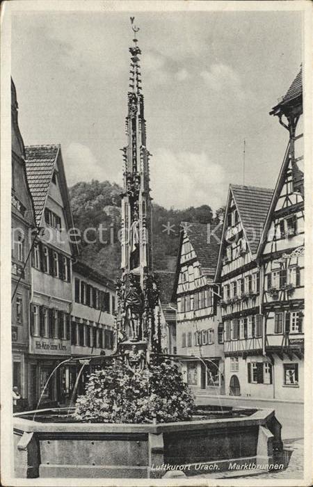 Bad Urach Marktbrunnen Luftkurort