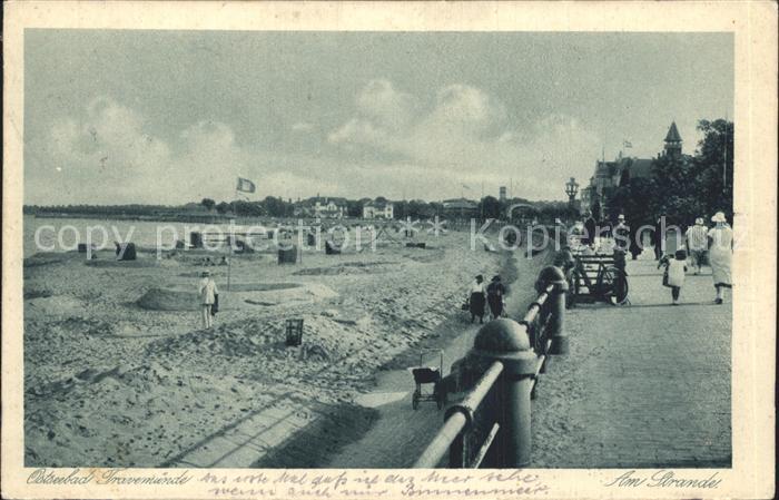 Travemuende Ostseebad Strand Promenade