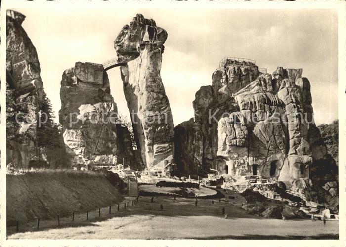 Externsteine Sandstein Felsformation Teutoburger Wald