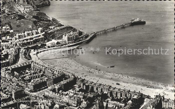 Llandudno Wales Fliegeraufnahme