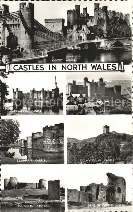 North Wales Castels Conway Beaumaris Dolwyddelan
