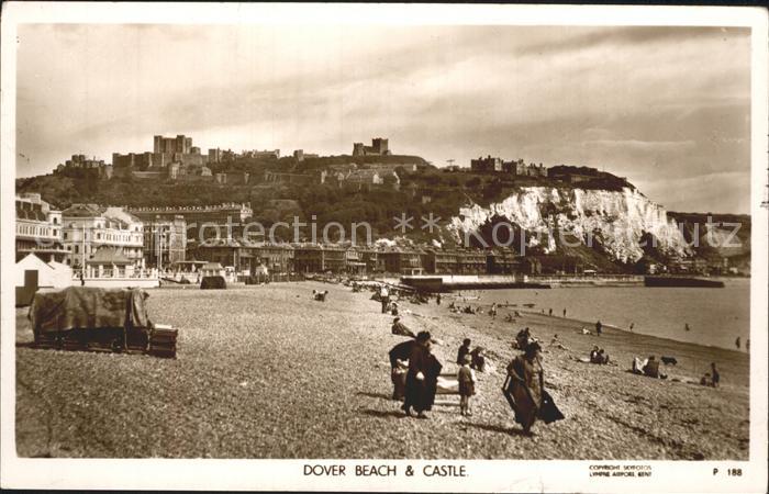 Dover Kent UK Burg und Strand