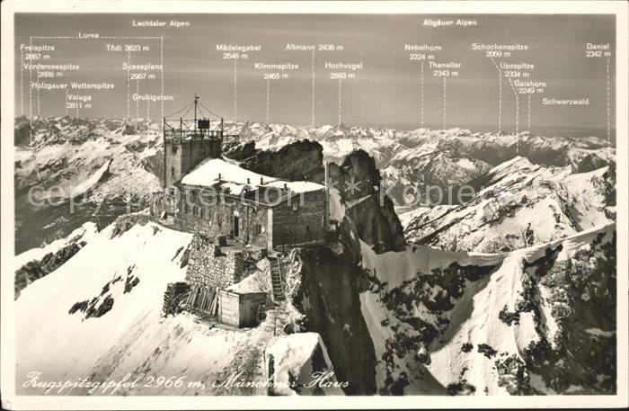 Zugspitze Muenchner Haus