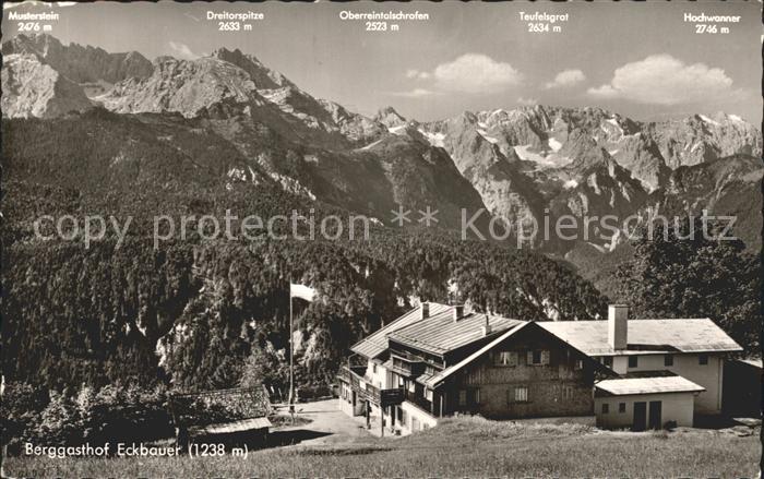 GARMISCH-PARTENKIRCHEN Bayern Berggasthof Eckbauer