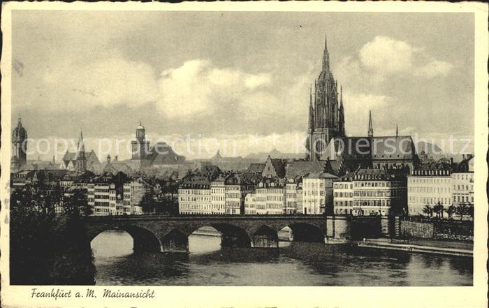 Frankfurt Main Mainansicht