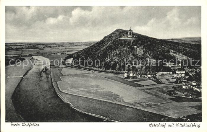 Porta Westfalica Weserlauf Wittekindsberg