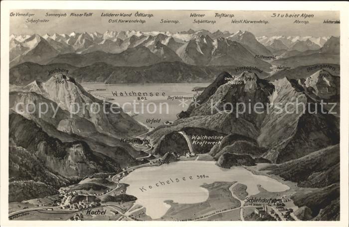 Kochel See Urfeld Walchensee Jochberg