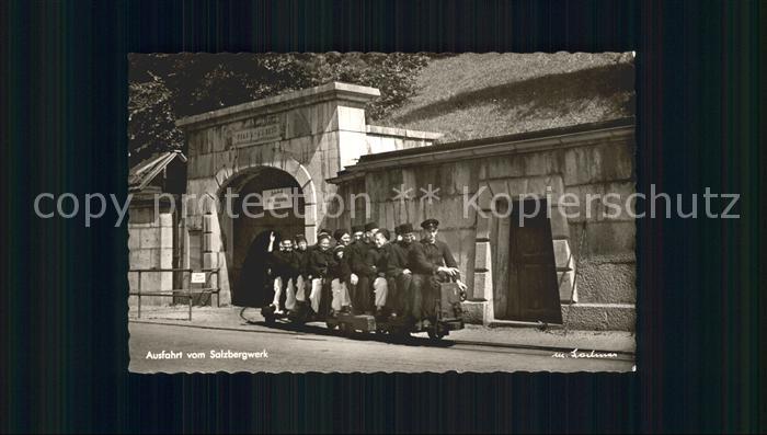 BERCHTESGADEN Bayern Ausfahrt vom Salzbergwerk