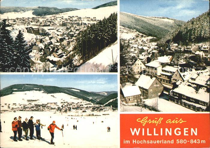 Willingen Sauerland Teilansicht Skipiste