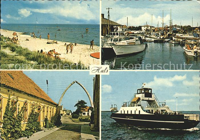 Hals Danmark Haven Hvalgabet Strandparti