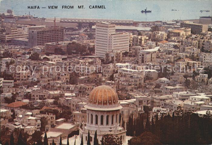 Haifa Blick von Mount Carmel