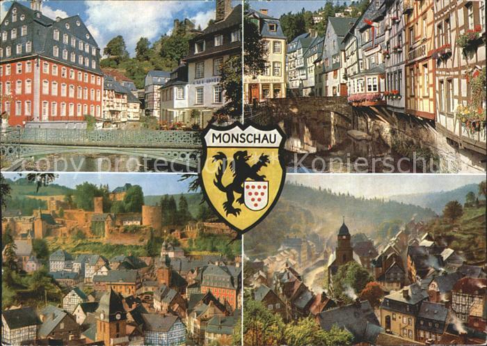 Monschau Montjoie NRW Stadtansicht