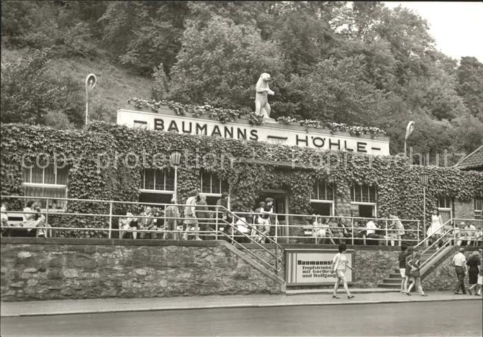 Ruebeland Harz Eingang zur Baumannshoehle