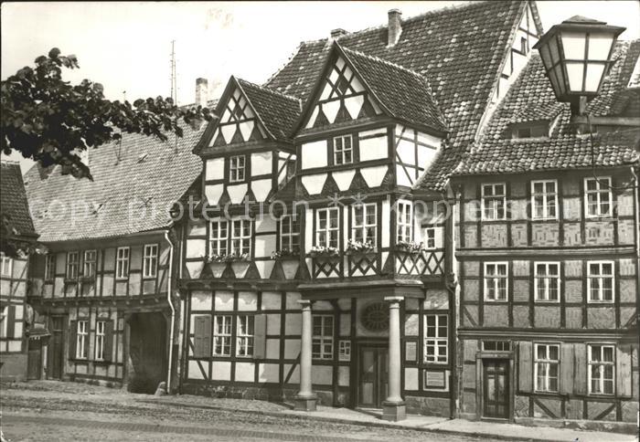 Quedlinburg Harz Klopstockhaus