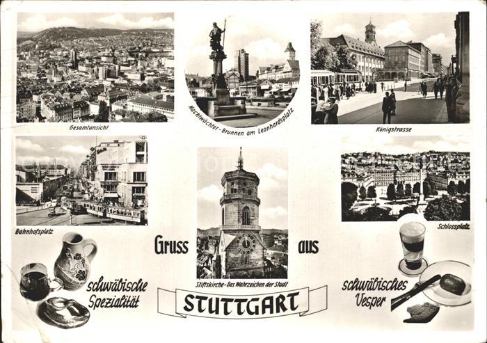 STUTTGART  CITY Koenigstrasse Schlossplatz Bahnhofsplatz