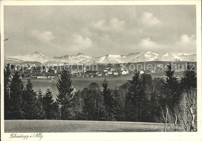 Scheidegg Allgaeu Stadtansicht