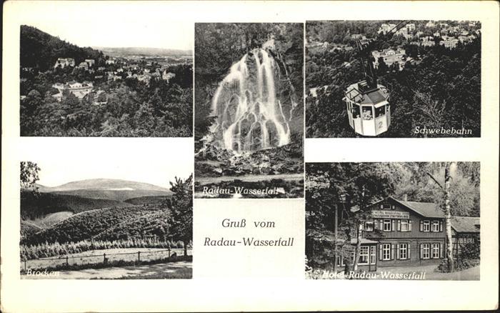Bad Harzburg Radau Wasserfall Schwebebahn