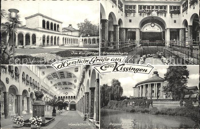 Kissingen Bad Kurgarten Brunnenhalle Regentenbau Wandelhalle