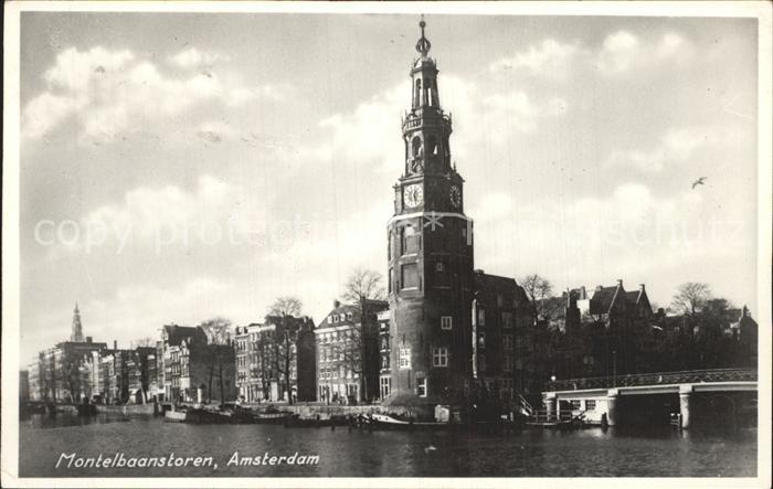 Amsterdam Niederlande Montelbaanstoren