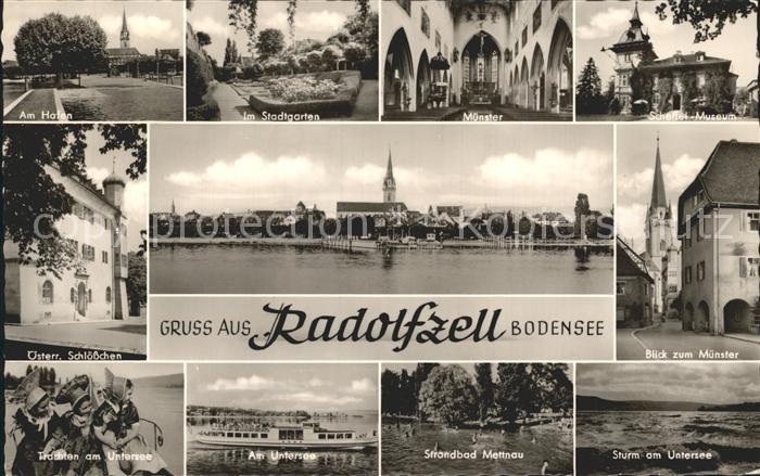 Radolfzell Bodensee Muenster Hafen Museum Schloesschen Untersee Mettnau