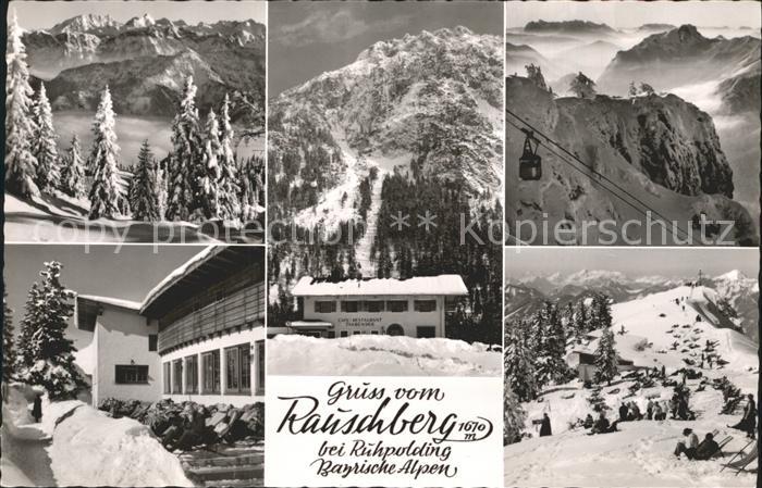 Ruhpolding Bayern Rauschberg Seilbahn Skigebiet