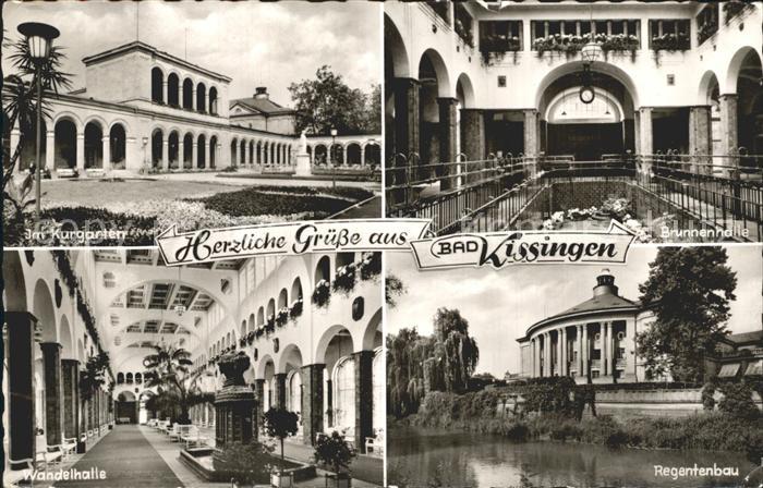 Bad Kissingen Brunnenhalle Regentenbau Wandelhalle Kurgarten
