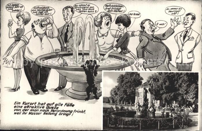 Bad Tatzmannsdorf Burgenland Komik am Trinkbrunnen