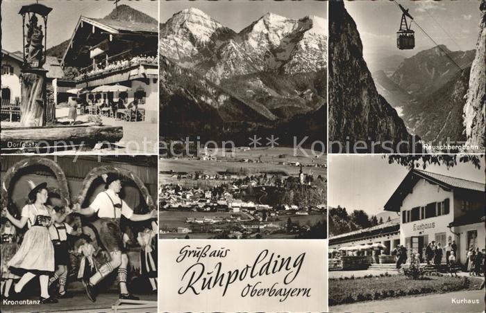 Ruhpolding Bayern Rauschbergbahn Kurhaus Kronentanz